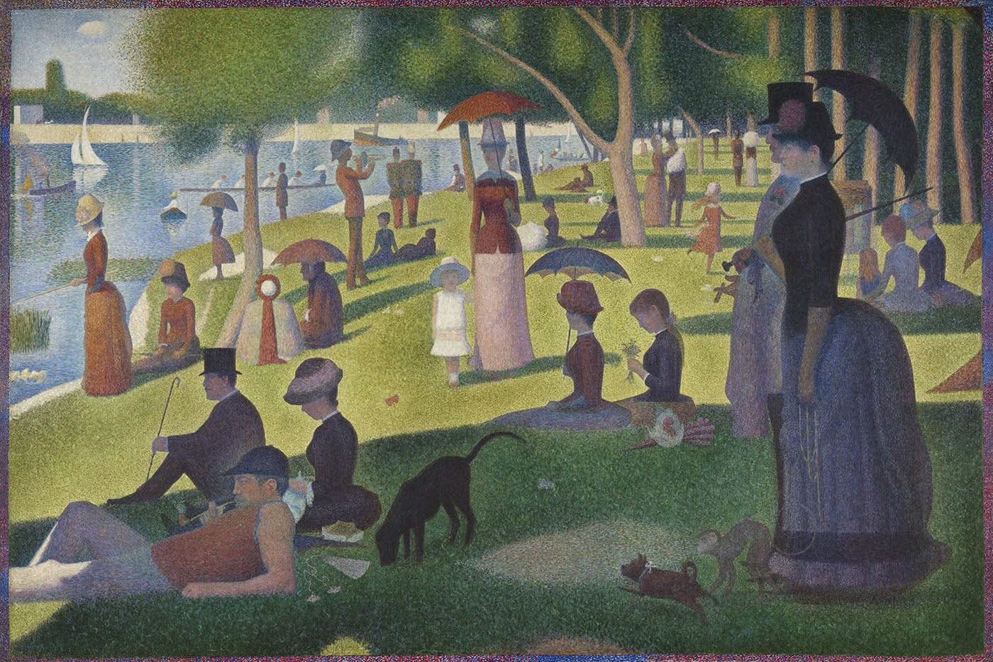 Un domingo en la Grande Jatte, de Georges Seurat, 1884