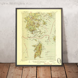 Old Map of Stonington, Maine by USGS, 1944 – Deer Isle, Blue Hill Bay & Isle au Haut