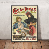 Coca des Incas Vintage Tonic Wine Poster, 1896