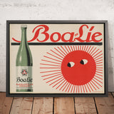 Boa-Lie Vintage Drinks Advertising Poster by Julius Klinger, 1911