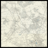 Carte ancienne personnalisée de Barnet 