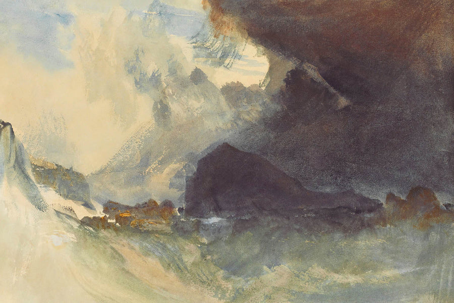 The Mewstone, Devon by Turner, 1823