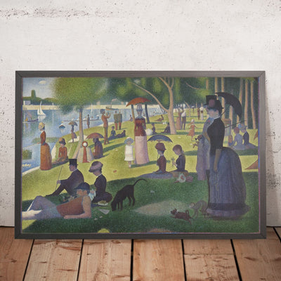 Ein Sonntagnachmittag auf der Insel La Grande Jatte von Seurat, 1884 