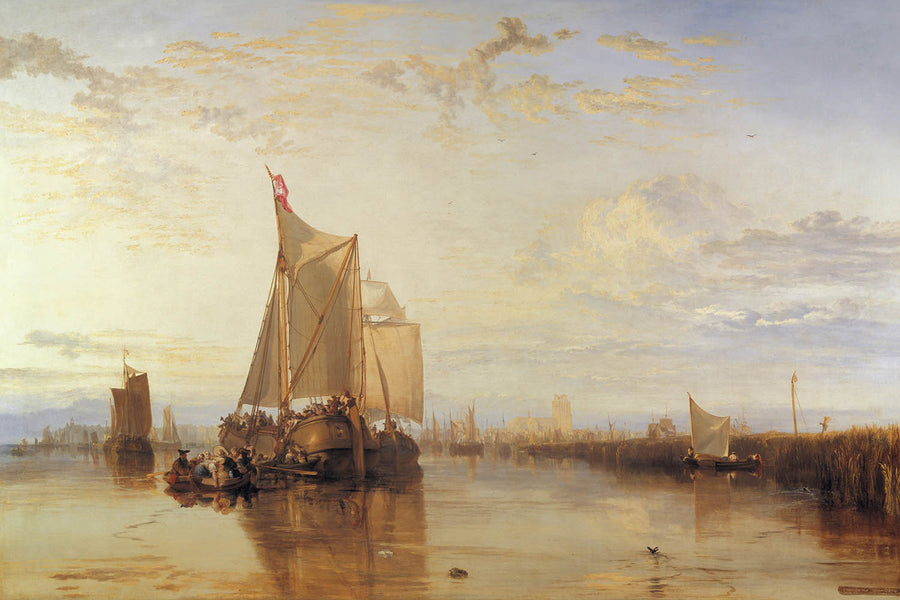 The Dort Packet-Boat from Rotterdam Becalmed by Turner, 1818
