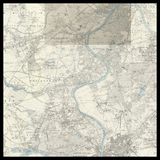 Personalised Old Map of Richmond upon Thames