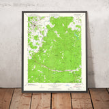 Old Map of Brevard, North Carolina by USGS, 1945 – Pisgah National Forest, Looking Glass Falls & Davidson River