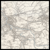 Mapa antiguo personalizado de Airdrie 