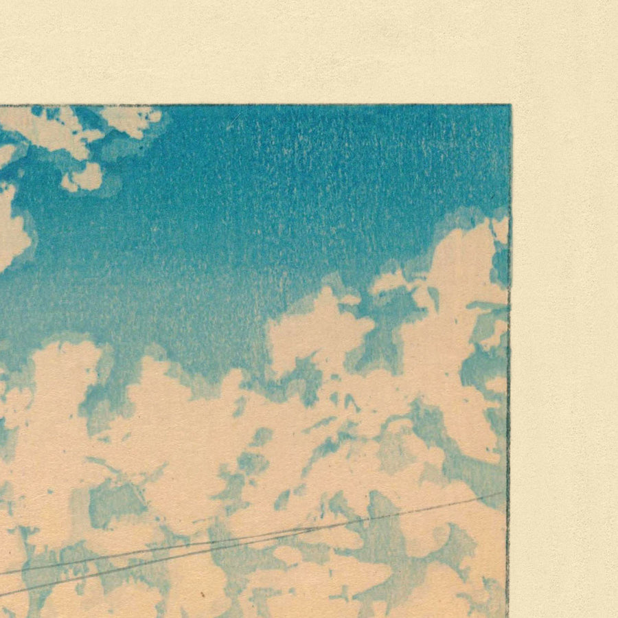 Alba al fiume Daikon Gashi di Hasui Kawase, 1935 