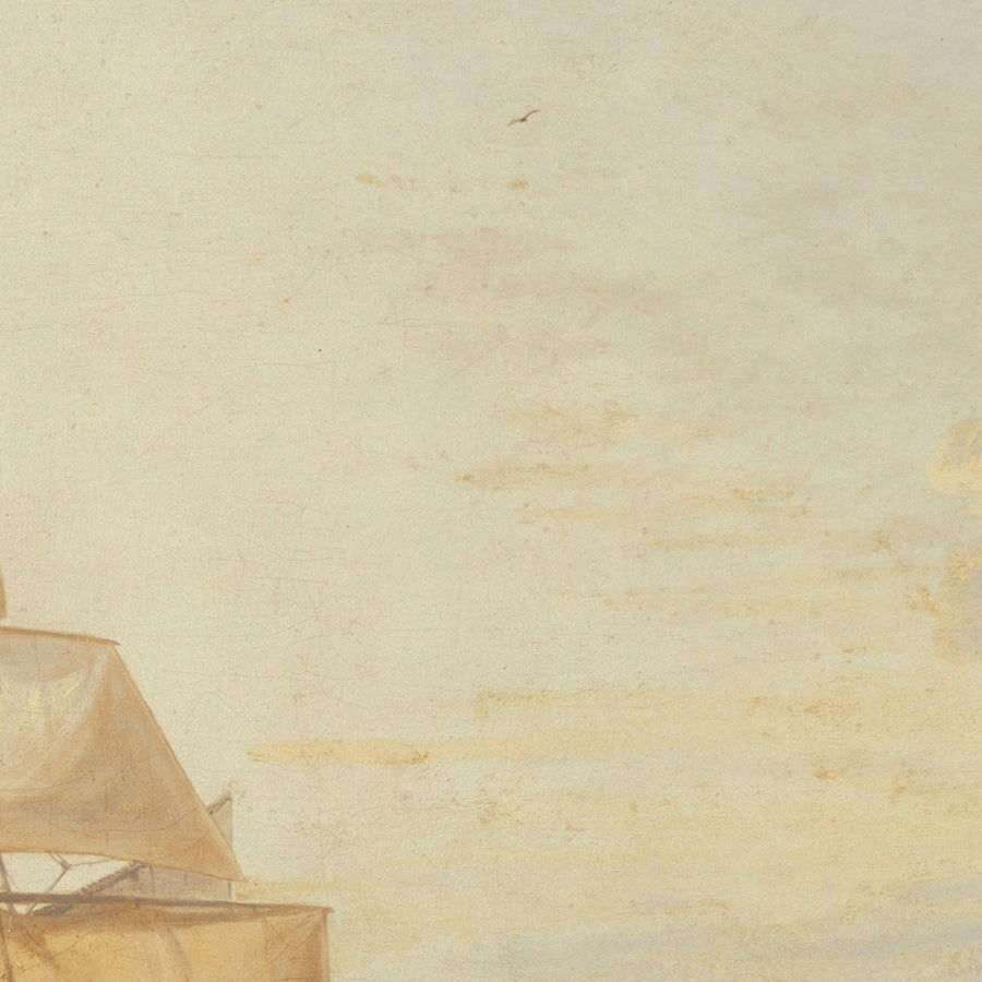 The Dort Packet-Boat from Rotterdam Becalmed by Turner, 1818