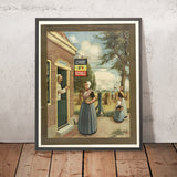 Levure Royale Vintage Yeast Advertising Poster, 19th Century