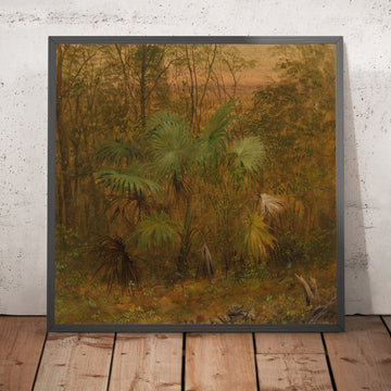 A framed image of 