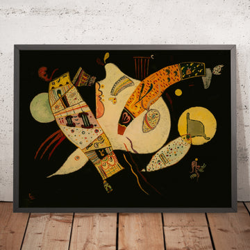 A framed image of 