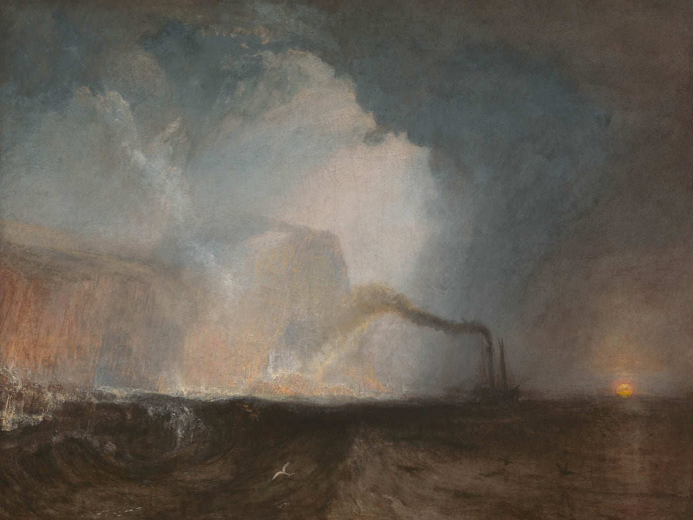 Staffa, Fingal’s Cave by Turner, 1831