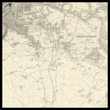 Mapa antiguo personalizado de Kingswood y Fishponds 