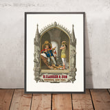H. Clausen & Son Vintage Beer Poster by Moritz Ulffers, 1876