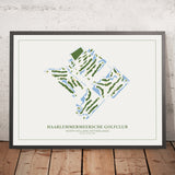 Haarlemmermeersche Golfclub: Modern Golf Course Map