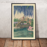Puente de glicinas en Komeido de Hasui Kawase, 1935 
