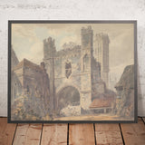 St. Augustine’s Gate, Canterbury by Turner, 1792