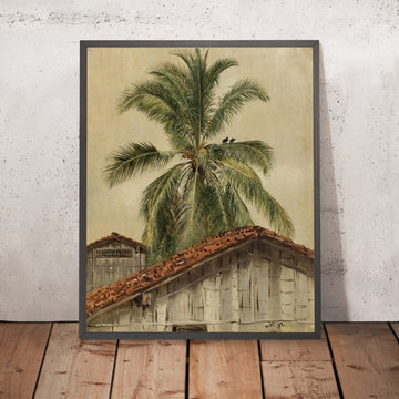 A framed image of 