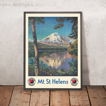 A framed image of 