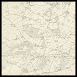 Mapa antiguo personalizado de Prestatyn 