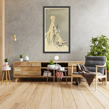 A framed image of 