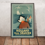 Holland Reiseplakat: Wo Küste so viel mehr bedeutet 