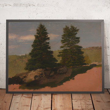 A framed image of 