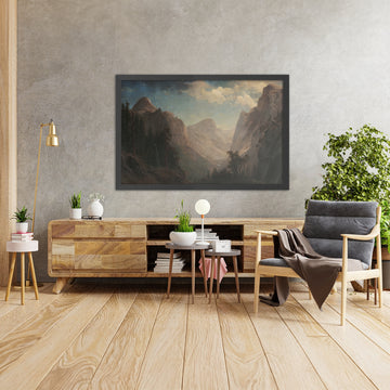 A framed image of 