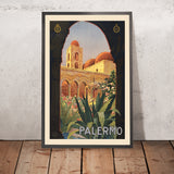 Palermo-Reiseplakat von A. Marzi 