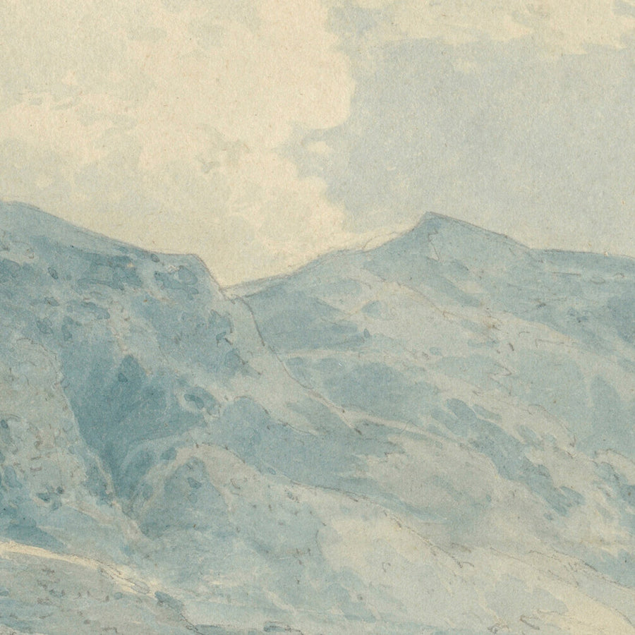 Ilam Rock, Dovedale, Derbyshire di Turner, 1802 