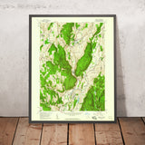 Old Map of Amenia, New York by USGS, 1958 – Wassaic, Harlem Valley & Housatonic River