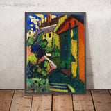 Treppe zum Schloss (Murnau) by Wassily Kandinsky, 1909