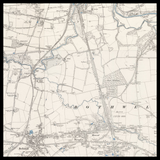 Personalised Old Map of Bellshill