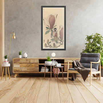 A framed image of 