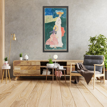 A framed image of 