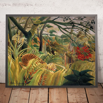 Tigre in una tempesta tropicale di Henri Rousseau, 1891 