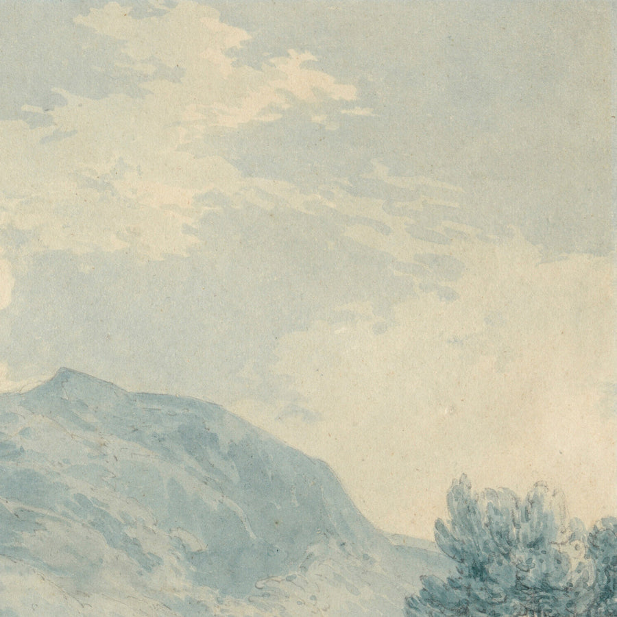 Ilam Rock, Dovedale, Derbyshire di Turner, 1802 