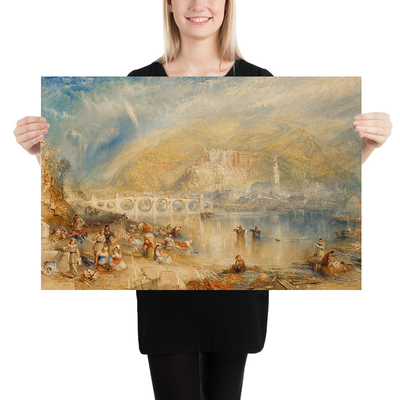 Heidelberg, with a Rainbow by Turner, 1840