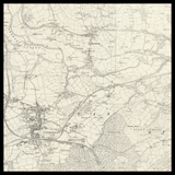 Mappa Antica Personalizzata di Caerphilly 