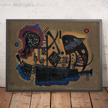 A framed image of 