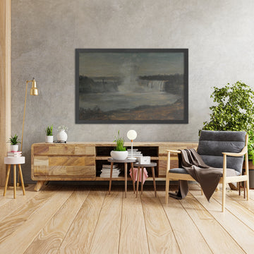 A framed image of 