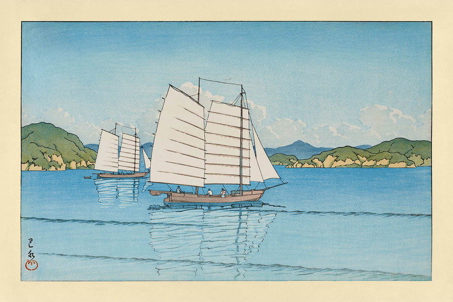 Inland Sea von Hasui Kawase, 1952 