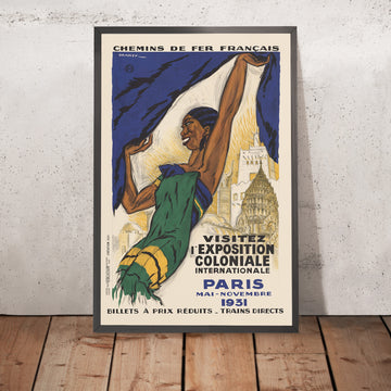 A framed image of 