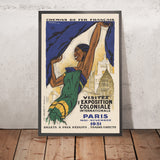 Paris Travel Poster: Visitez l’Exposition Coloniale Internationale by Dransy, 1931