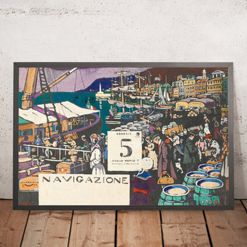 A framed image of 