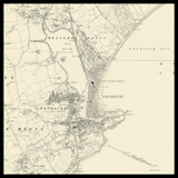 Carte ancienne personnalisée de Weymouth 