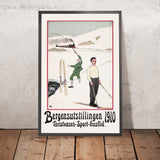 Bergen-Reiseposter: Bergensutstillingen 1910 
