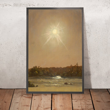 A framed image of 