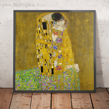 Un’immagine incorniciata de Il Bacio di Gustav Klimt, 1907–1908